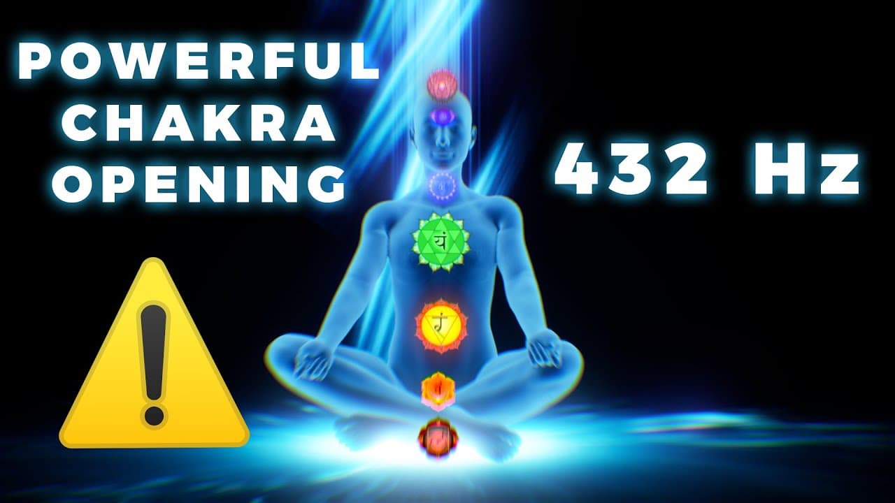 20 Min CHAKRA TUNE UP 432 Hz Schumann Resonance ( with Visual Animation Experience)