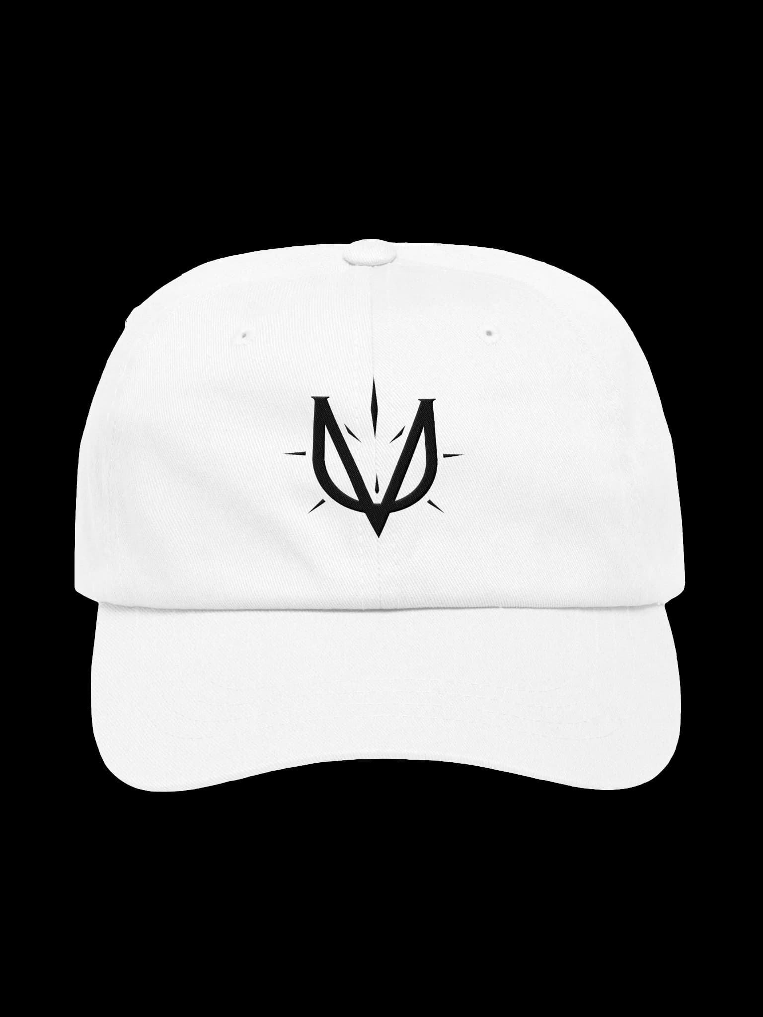 MU Logo Black · Embroidered Hat White