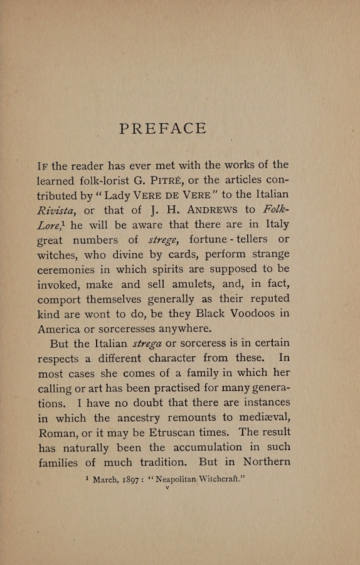 Aradia, or The Gospel of the Witches