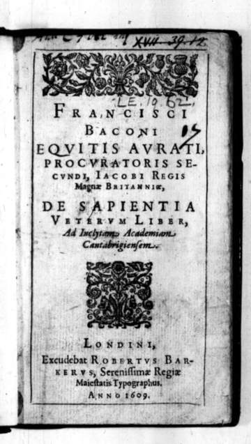 De Sapientia Veterum Liber