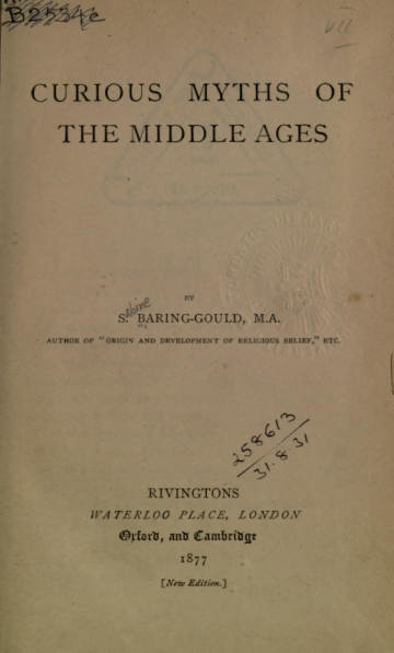 Curious Myths of the Middle Ages