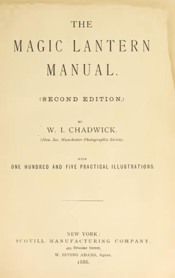 The Magic Lantern Manual