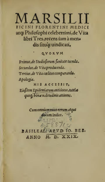 De Vita Libri Tres