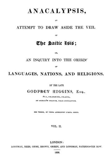 Anacalypsis, Vol. II