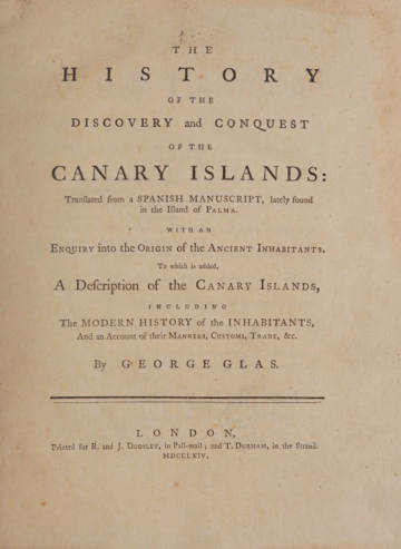 The History of the Discovery and Conquest of the Canary Islands