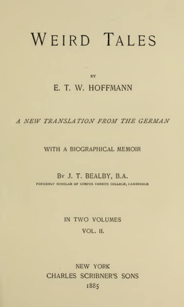 Weird Tales, Vol. II