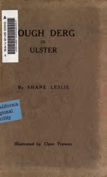 Lough Derg in Ulster: The Story of St. Patrick's Purgatory