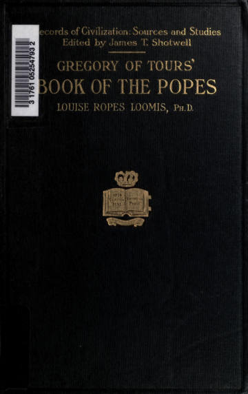 The Book of the Popes (Liber Pontificalis)