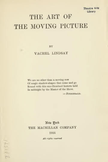 The Art of the Moving Picture