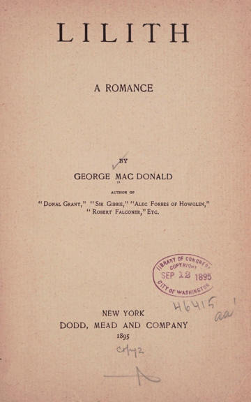 Lilith: A Romance
