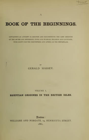 A Book of the Beginnings