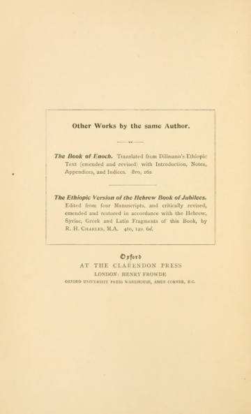 The Book of the Secrets of Enoch