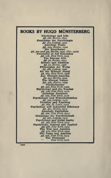 The Photoplay: A Psychological Study