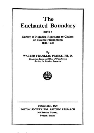 The Enchanted Boundary