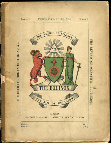 The Equinox, Vol. I, No. 1