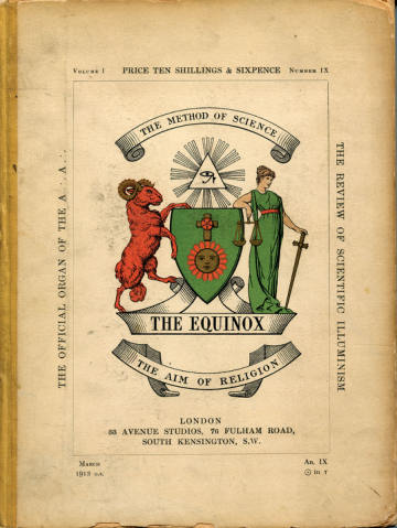 The Equinox, Vol. I, No. 9