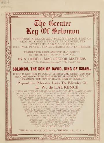 The Key of Solomon the King