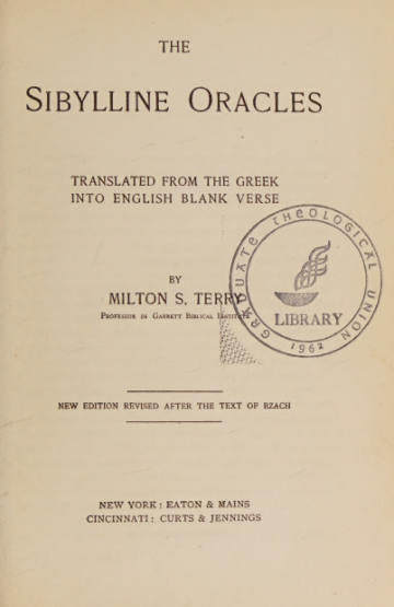 The Sibylline Oracles