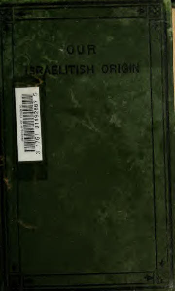 Lectures on Our Israelitish Origin